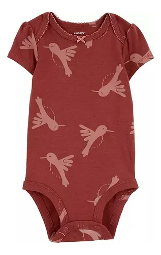 Pañaleros Carters Bebe Niña Bodysuit Set 4pz 100% Original Pañaleros Carters Bebe Niña Bodysuit Set 4pz 100% Original