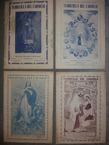 4 Revistas Carmelitas Descalzas 1940/2 Notas Eventos Persona