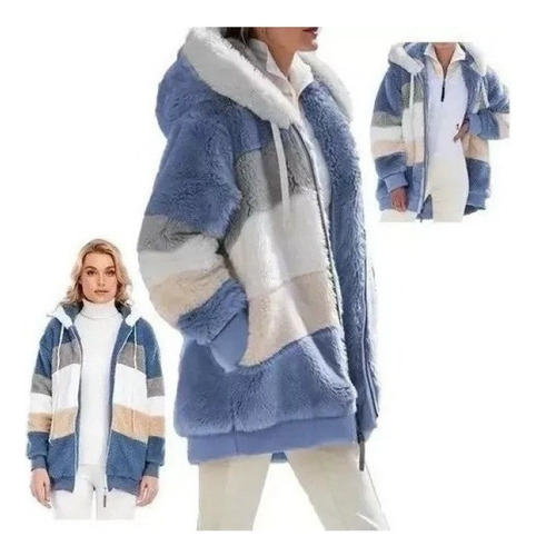 1 Abrigo Frío Femenino Talla Grande Sobre Todo Parka