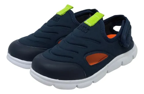 Tenis Escolar Bibi Menino Calce F cil Aberto Regul vel 11072