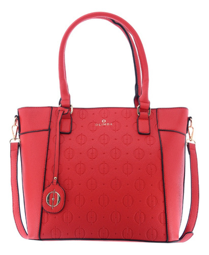 Bolsa Tote Grande Olimba Para Mujer Con Dije Amplia 9792