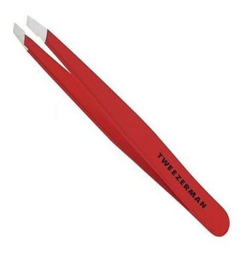 Pinzas Para Ceja Tweezerman Slant Tweezer Rojo Signature Red