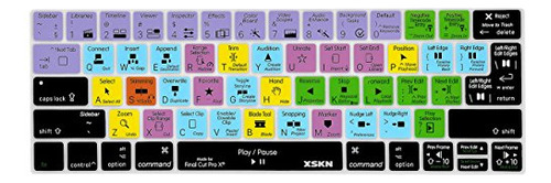 Cubierta Teclado Xskn Fcpx 10 Para Macbook Pro 13puLG Y