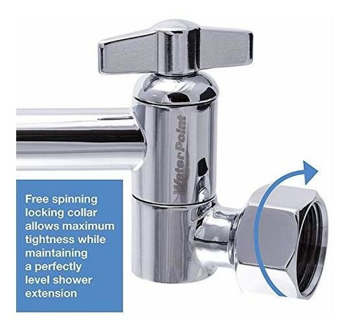 Imagen 7 de 9 de Extensión De Brazo De Ducha Ajustable De Waterpoint, Brazo