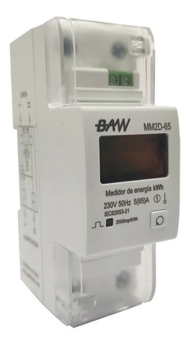 Medidor Monofasico Baw 5/65a Mm2d-65
