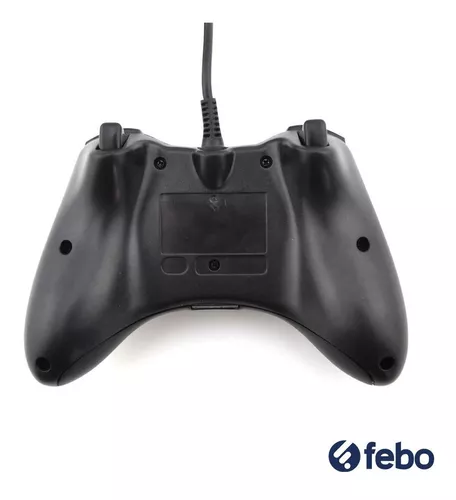 Mando Con Vibración Control Inalámbrico Joystick Ps4 Pc Febo Color Blanco