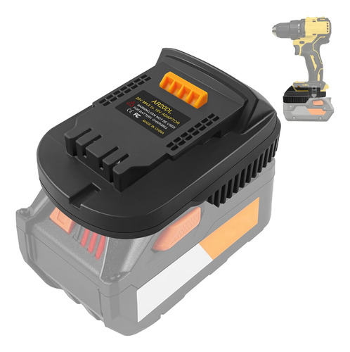 Adaptador Ar20dl Para Batería Ridgid Aeg De 18 V A Max Xr De