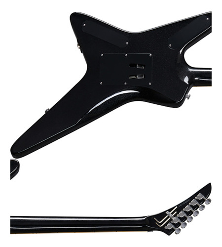 Guitarra Kramer Voyager Tracii Guns Gunstar Black Metallic Orientação Da Mão Destro