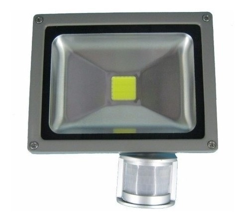 Foco Proyector De Area Led Rgb Color 20w Sensor Movimiento
