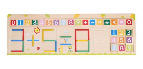 Juego Educativo De Madera Para Niños, Preescolar, Matemática