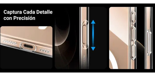 Funda Protectora Magnética Transparente Ugreen 45928 Classy Para iPhone 16 Pro Max