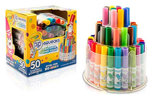 Crayola Pip Squeaks Juego De Rotuladores Lavables, 50 Colore