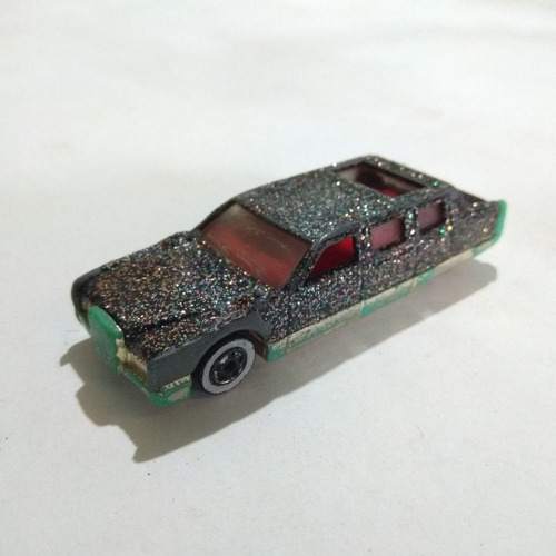 Hot Wheels 1990 Glitter Limosin Cadillac Red Interior  