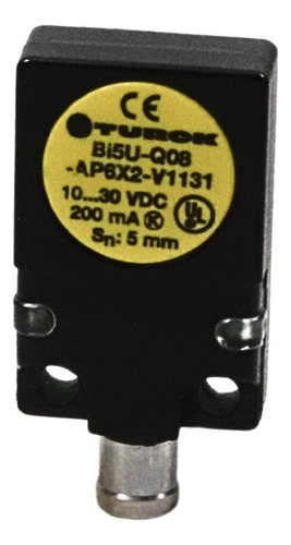 Turck Bi5u-q08-ap6x2-v1131 Sensor Inductivo 1608900 Pnp 5 Mm