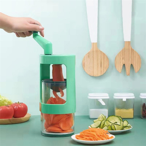 Cortador De Legumes Com Manivela, Cortador De Alimentos Para