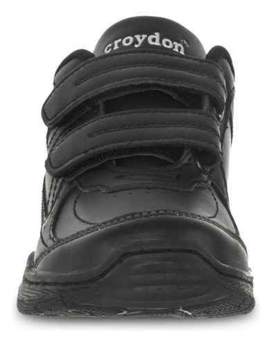 Imagen 3 de 8 de Zapatos Colegial 11 New Negro Para Niño Y Niña Croydon