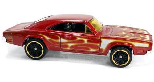 Hot Wheels - 69 Dodge Charger 500 - Hw Flames - Mattel 