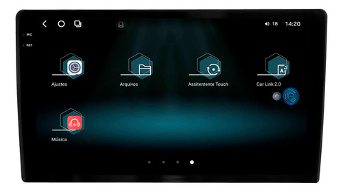 Multimidia Aikon Fóton G3 C4 Cactus 2019 Acima 12+256gb 9p