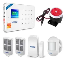 Comprar Kit Alarma Domiciliaria Inalámbrica Casa Kerui W181 Gsm Wifi