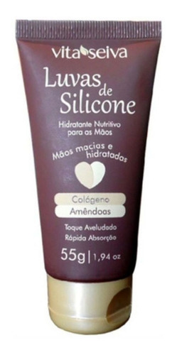 Imagem 1 de 2 de Luvas De Silicone Hidratante Para Mãos Vita Seiva 55g