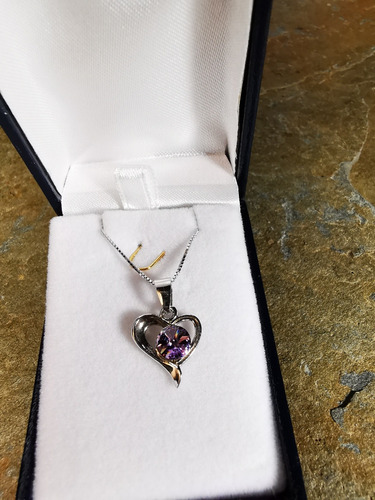 Colgantecorazon De Plata Esterlina 925.