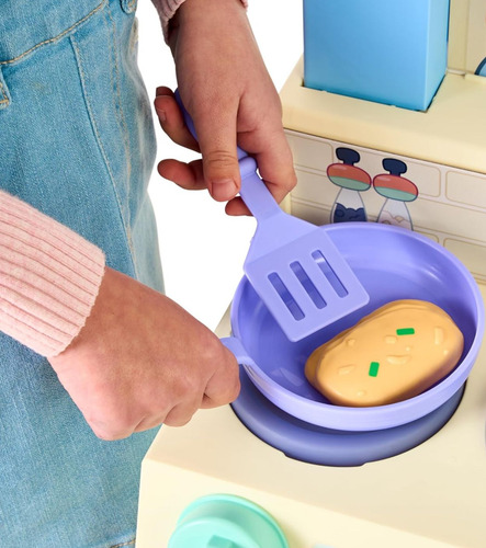 Bluey Juego De Cocina Con Sonidos Y 20 Accesorios Importado
