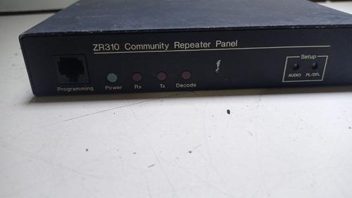 Zetron  Repeater Motorola Zr310 Panel