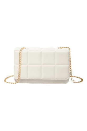 Bolso Blanco Pequeño, Estilo Coreano De Moda. En Tendencia