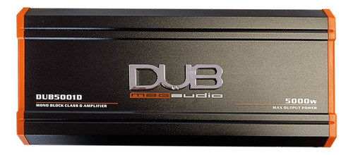 Audiobahn Amplificador Dub Clase D 1ch 5000w Dub5001d