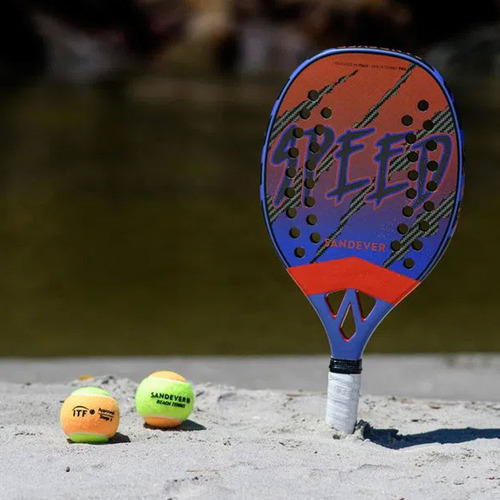 Raquete De Beach Tennis Speed By Gianotti Kevlar Cor Laranja