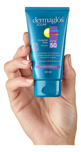 Protector Solar Dermaglós Fps50 Emulsión X50ml