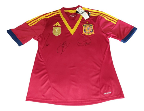 Jersey España Firmada Diego Costa Juan Mata Santi Cazorla