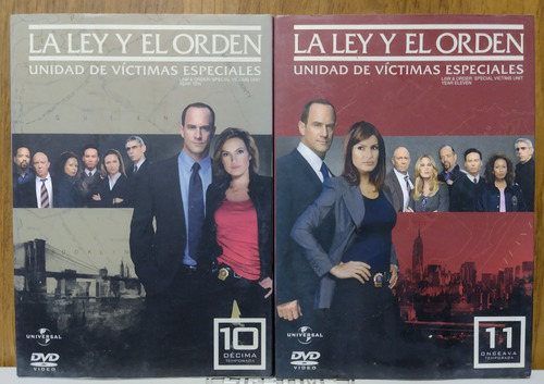 La Ley Y El Orden Uve Temporadas 8, 10, 11, 14 Dvd $ Cad Una