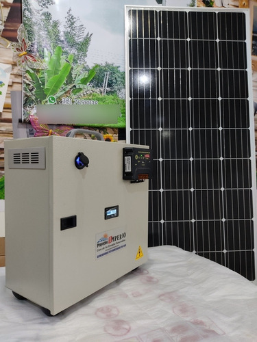 Planta Solar Fv-300 Fuente Onda Pura Tv Regulador Panel Mppt