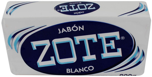 Jabón Zote En Barra Blanco 200 Gr