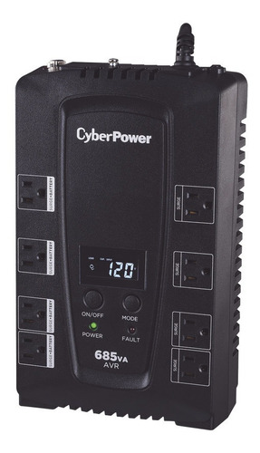 Ups 685va / 390w, Pantalla Lcd Inteligente, Regulador De Voltaje (avr), 8 Contactos, Compacto, Tel/red/coax, No-break Co