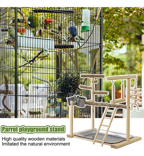 Gimnasio Para Juegos De Loros Soporte Para Juegos De Pájaros