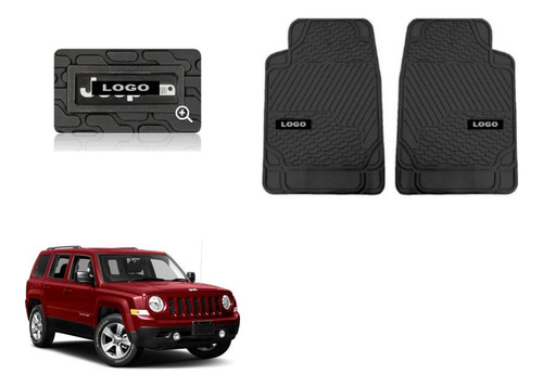 Tapetes 2pz Delanteros Logo Jeep Patriot 2010 A 2016 2017