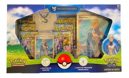 Box Coleção Especial Equipe Sabedoria Pokémon Go Tcg Copag