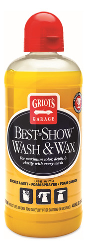 Griot's Garage 10887 Best Of Show Wash & Wax 48 Onzas