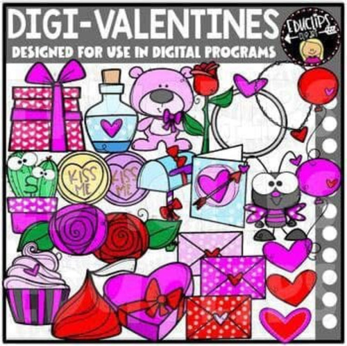 Kit Imprimible Scrap #02 - Digi Valentine