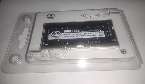 Imagen 2 de 2 de Rápida Memoria Ram Ddr4 Nuevo 16gb 3200mhz Para Portatil