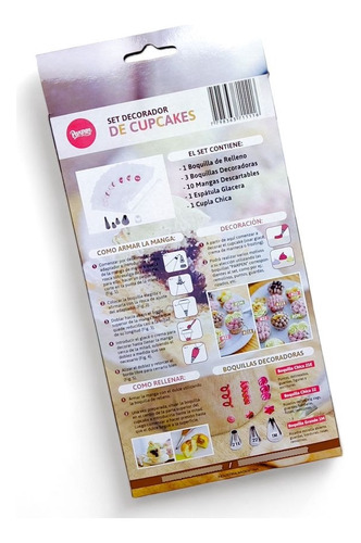 Set Para Decorar Cupcakes / Muffins Parpen