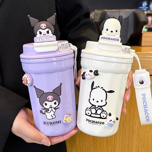 Termo De 480 Ml Con Un Simpático Dibujo De Dibujos Animados