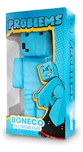 Boneco Problems Minecraft Streamers 35 Cm Jogo - ZOOM BRINQUEDOS E