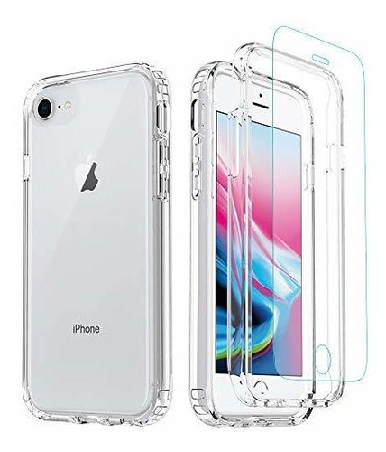 iPhone 8/ Se 2022 Case,iPhone 7 Clear Case,[tempered 3xdpi
