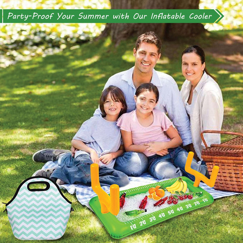 Enfriador Inflable Fun Express - Caja De Vinilo De 10.6 Onza
