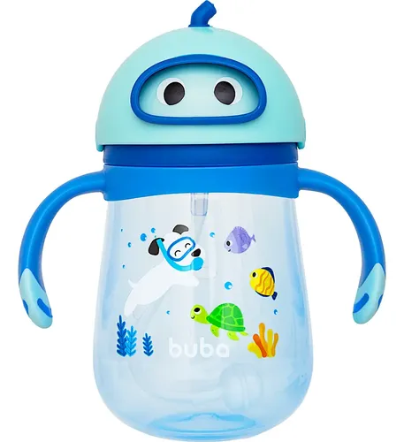 Copo Mergulho Azul Válvula Anticólica 300ml 16938 - Buba — R$ 46,88 em Mercado Livre, 37% OFF
