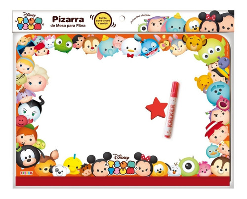 Pizarra Kreker De Fibra 30x40  Tsum Tsum Kreker