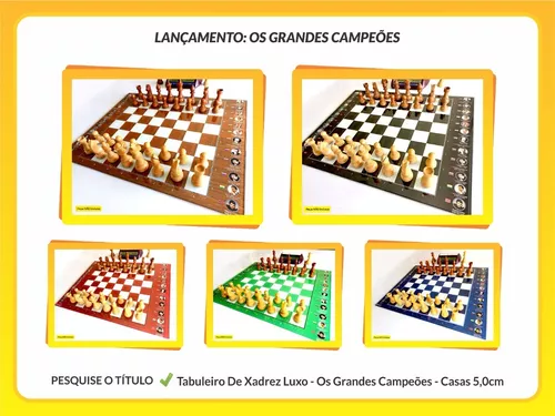 Tabuleiro de Xadrez/Damas em Lona 440g – Gráfica Arejano